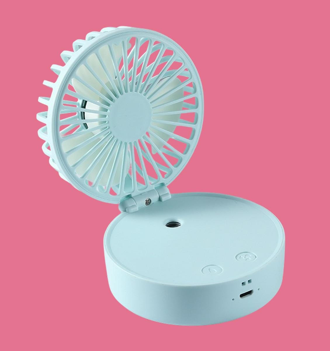 AuraMist Mini Desk Fan