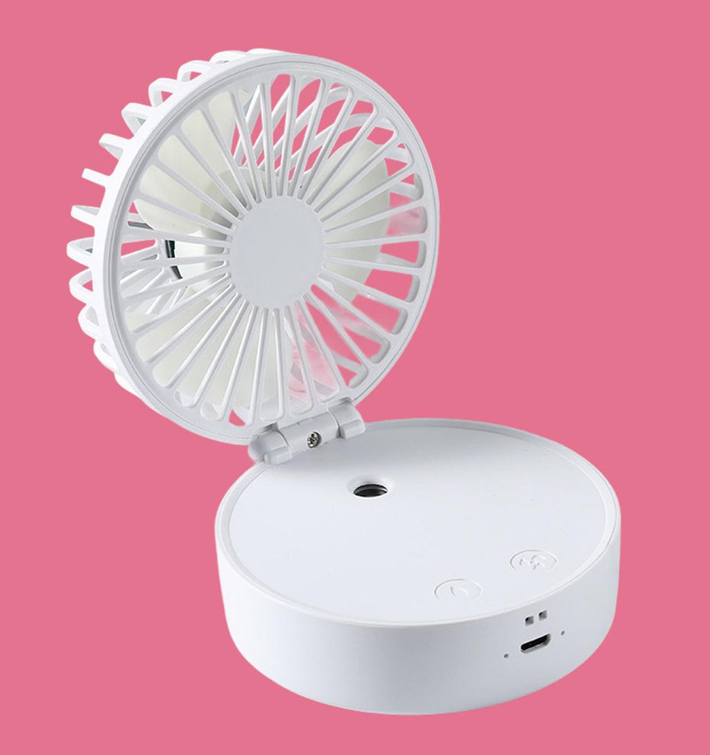 AuraMist Mini Desk Fan